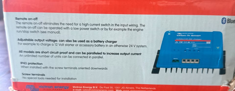 Victron Orion Smart DC/DC Charger, 12/12v-18a in Chico, CA (photo 2)
