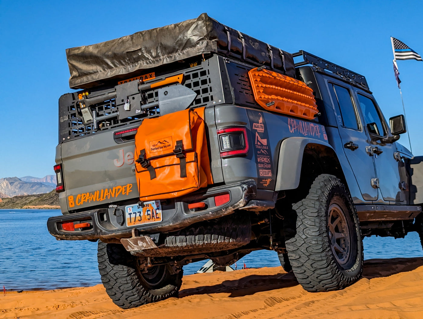 Tailgate Trash Bag Gladiator - Tacoma - Ram - Rivian -QuarterMaster — photo 1