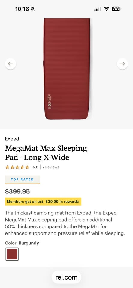 Exped MegaMat 10 LXW in Boise, ID (photo 6) — photo 6