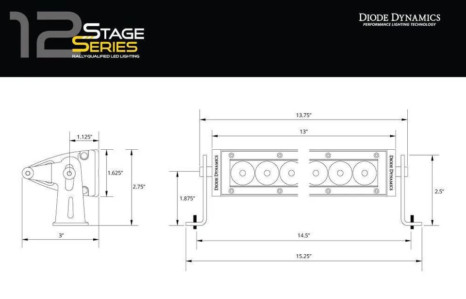 Diode Dynamics- Stage Series 12" SAE/DOT White light bar in Vancouver, WA (photo 4) — photo 4