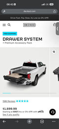 Decked drawer system 2023+ canyon/colorado