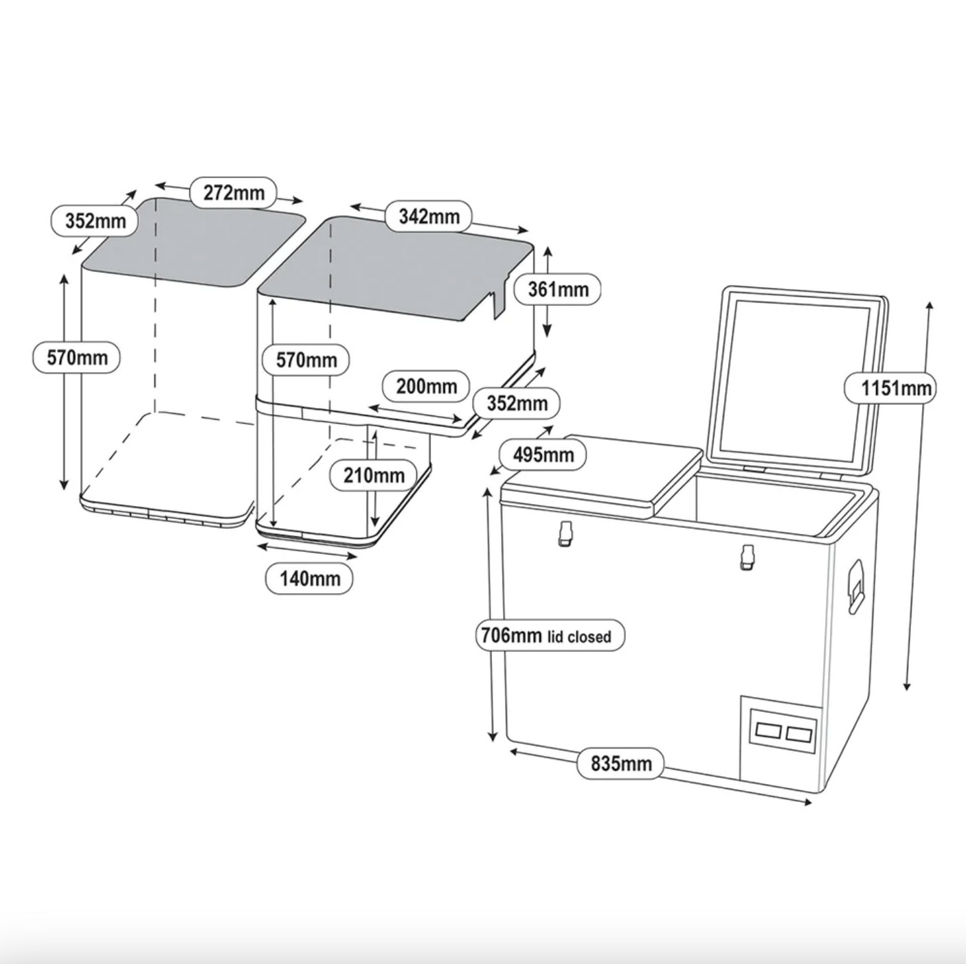 110L Legacy Smart QC Fridge/Freezer — Equipt Expedition Outfitters (photo 20)