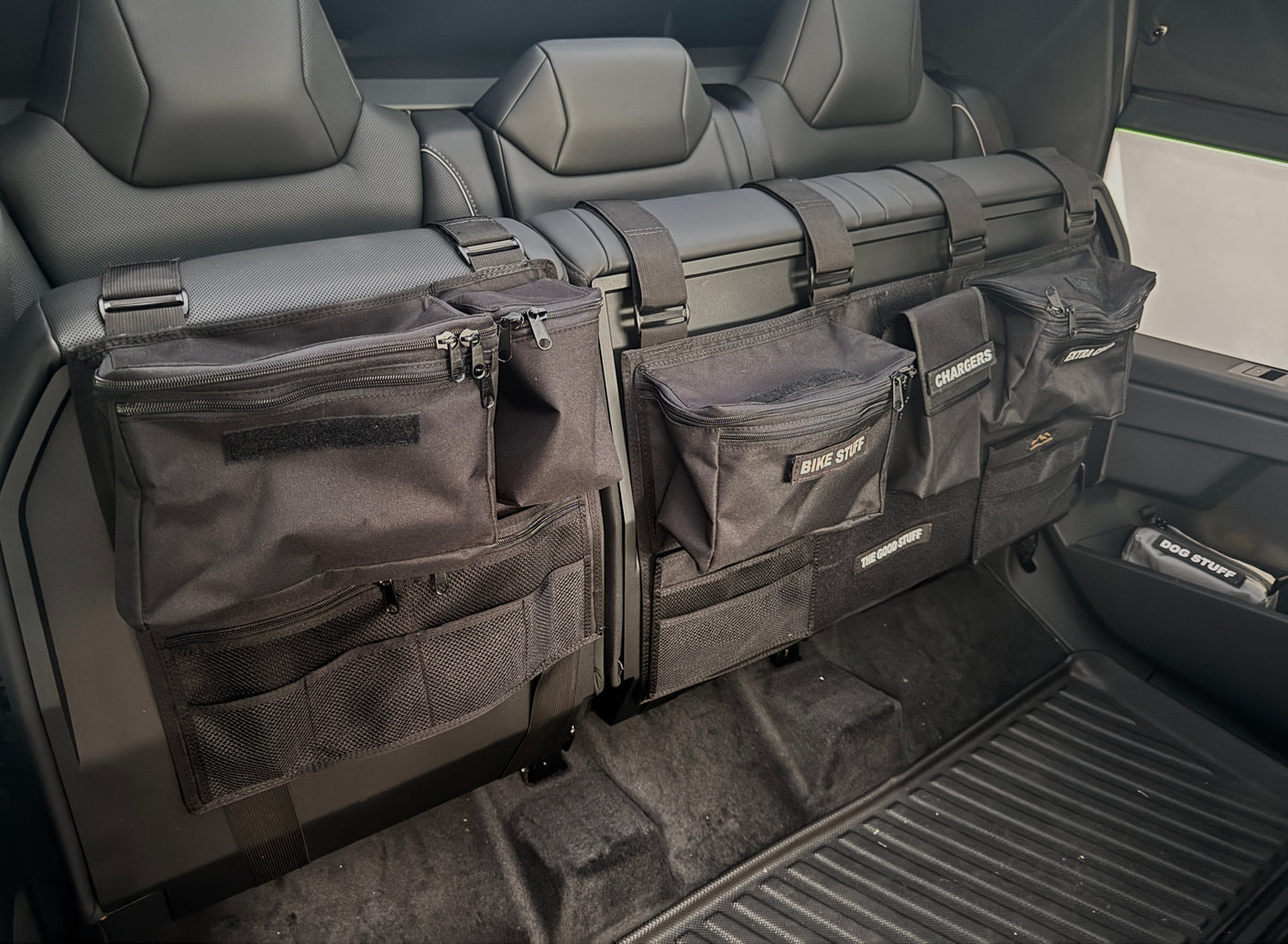 Cyber Truck Backseat Storage Solutions — Overland Gear Guy (photo 2)