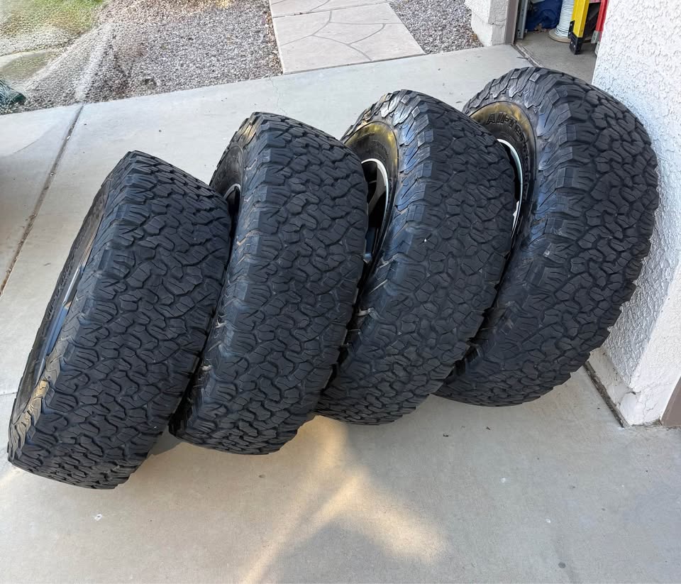 Set of 4 BFGoodrich KO2 Tires + Factory Jeep Rubicon Wheels in Surprise, AZ (photo 2) — photo 2