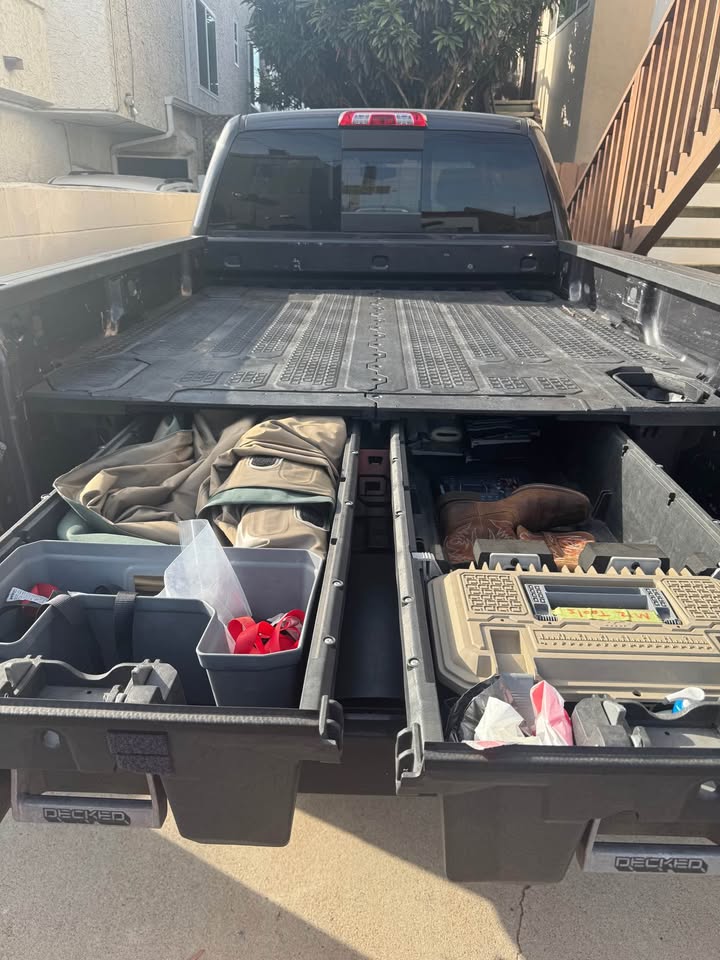 Decked Drawer system fit in a 2016 Chevy Silverado 2500 HD in San Diego, CA (photo 2) — photo 2