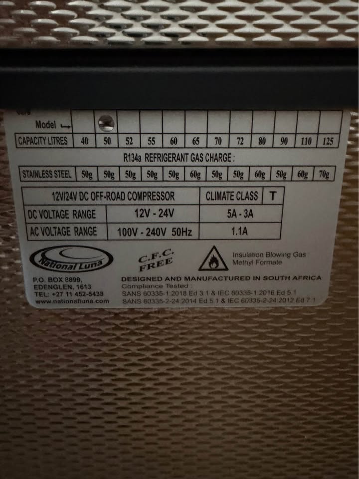 National Luna 50L LEGACY FRIDGE/FREEZER in Daly City, CA (photo 8) — photo 8