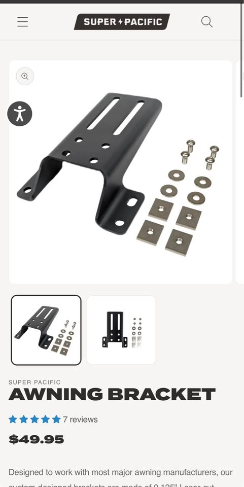 Eezi-Awn Bat 270 Awning + Mounting Brackets in San Diego, CA (photo 10) — photo 10