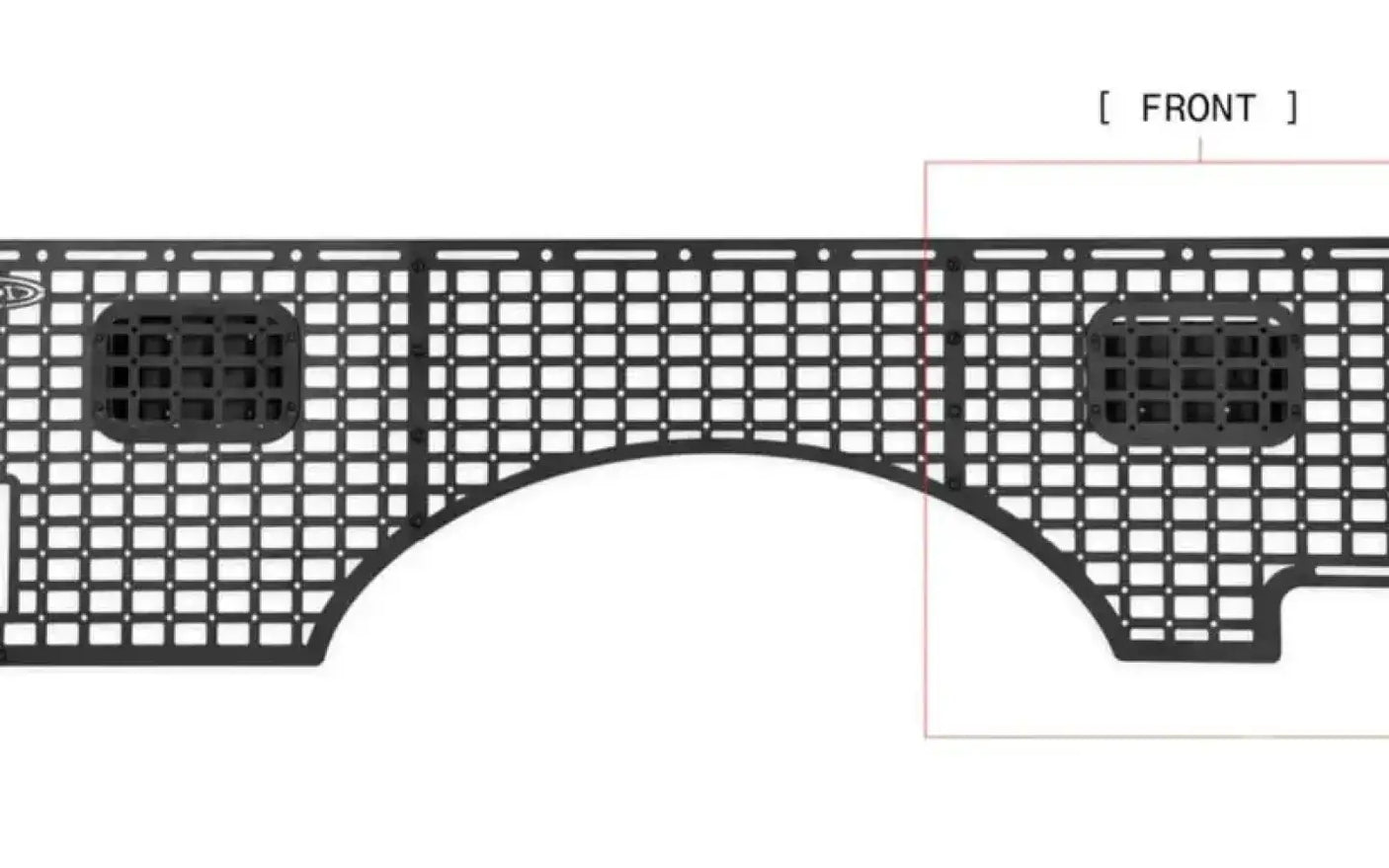 Addictive Desert Design Molle Panel '23 Ford Super — new molle panels for sale (photo 2)