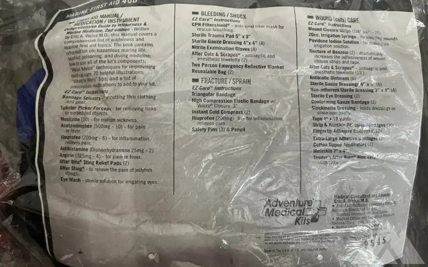 Adventure Medical Kits Marine Series (400) — new for sale in Tempe, AZ (photo 2)