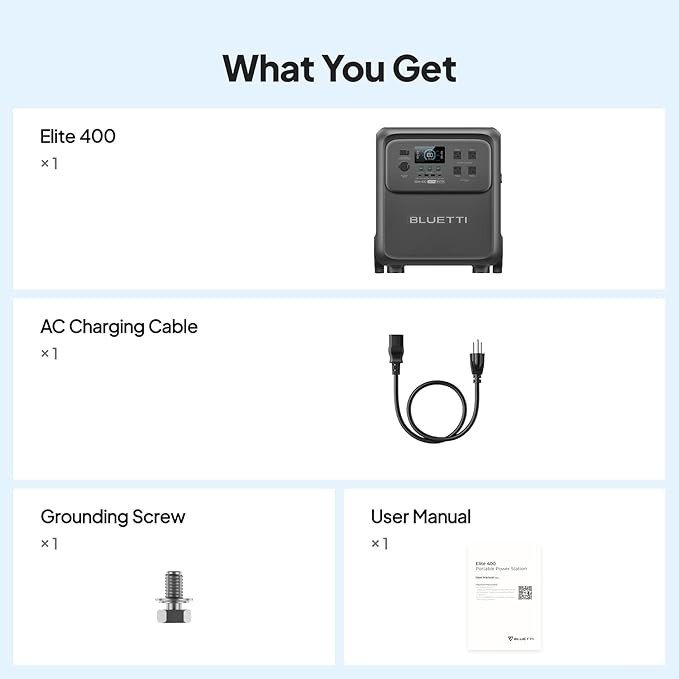 Bluetti Elite 400 3840wh 2600w Portable Power Station For Home Backup Outdoors in Citrus Heights, California (photo 11)