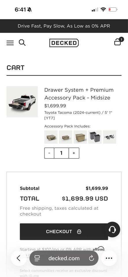 Decked drawer system 2023 Toyota Tacoma in Fountain Hills, AZ (photo 4) — photo 4