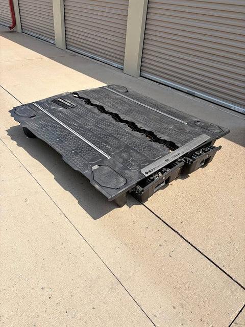 Decked truck bed pull out drawer system