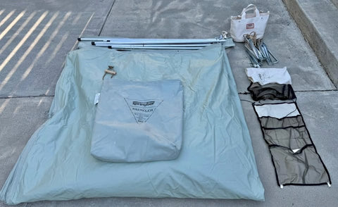Springbar Traveler Tent + Accessories – Pearl Gray – Excellent Condition