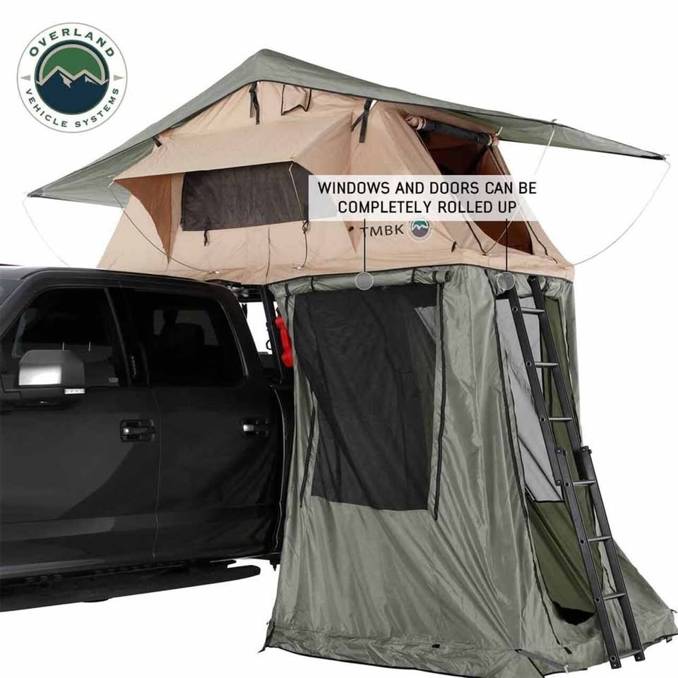 Overland Vehicle Systems Ld Tmbk Roof Top Tent Annex Green Base With Black Floor in Citrus Heights, California (photo 4) — photo 4