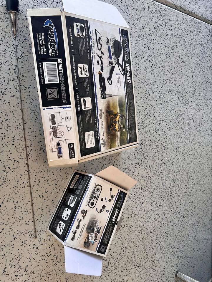 Rugged Radios RM-60R 60-Watt Car-2-Car System and RRP660+ 2-Person Intercom Kit in Surprise, AZ (photo 1) — photo 1