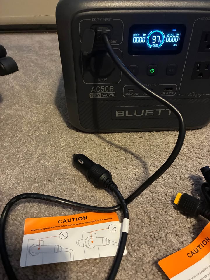 BLUETTI AC50B portable power station 448 wh in Northampton, MA (photo 4) — photo 4