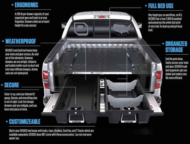 DECKED Truck Bed Storage System — photo 3