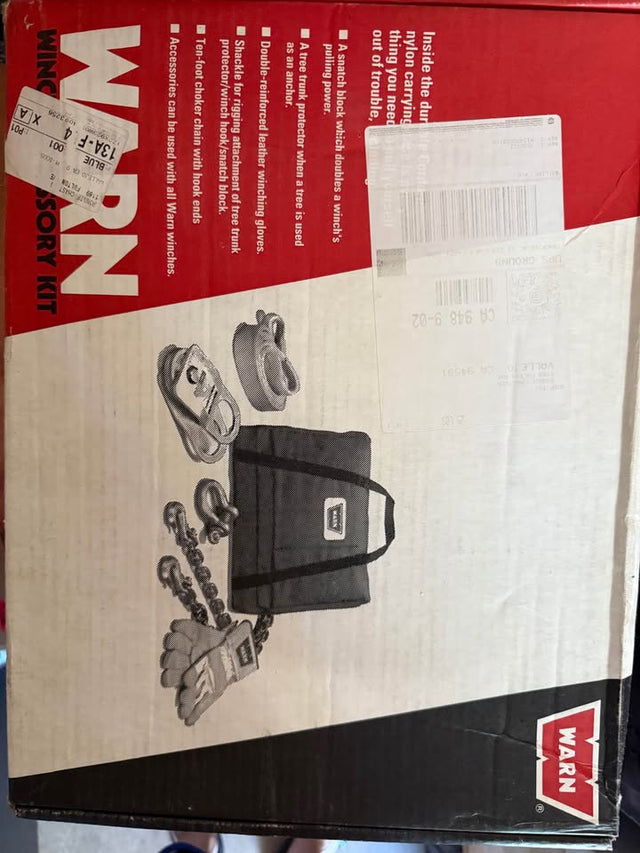 Warn winch accessory kit — photo 3