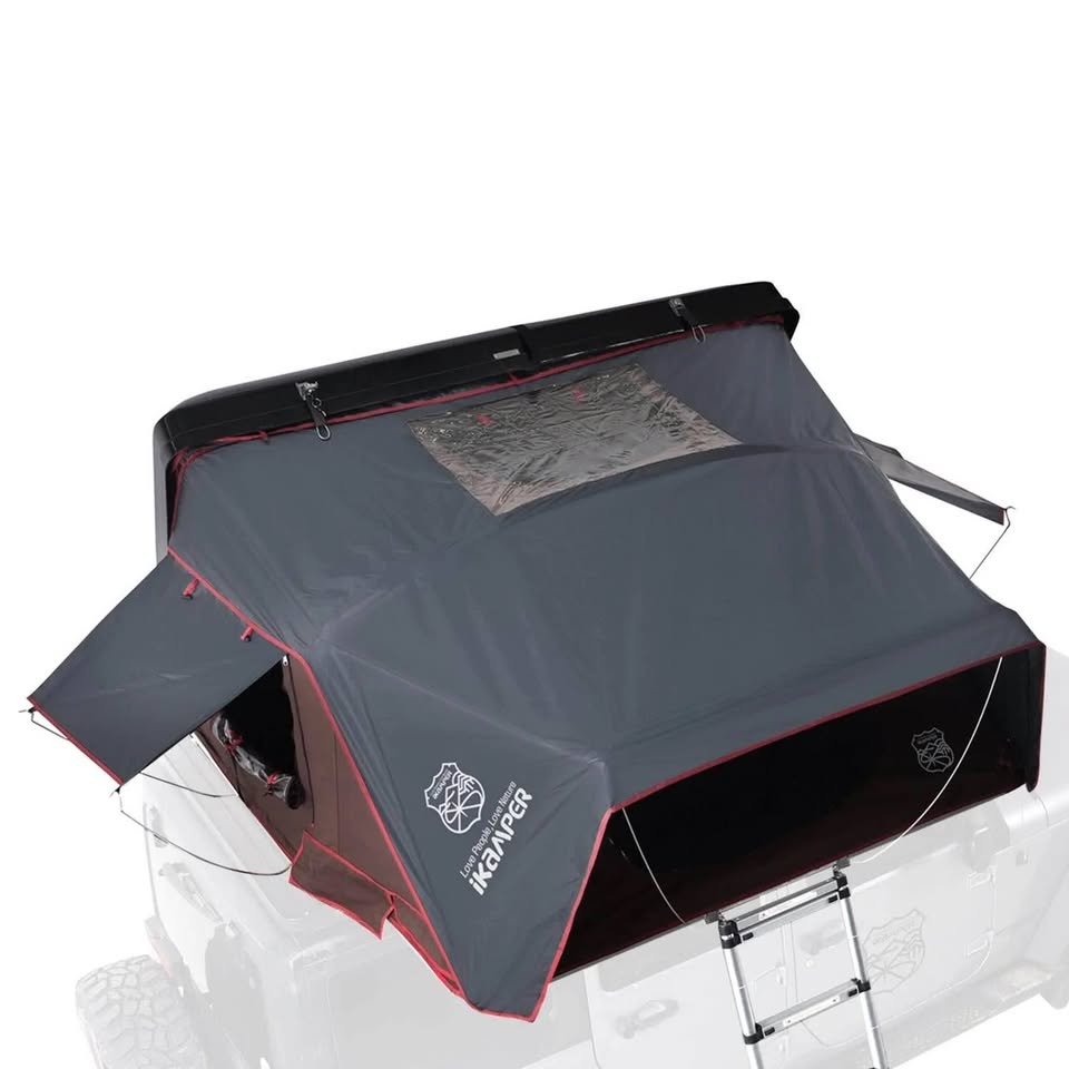 Hardshell 2-person iKamper Rooftop Tent + free accessories (165 lbs, quick setup) in Edgewater, CO (photo 5) — photo 5