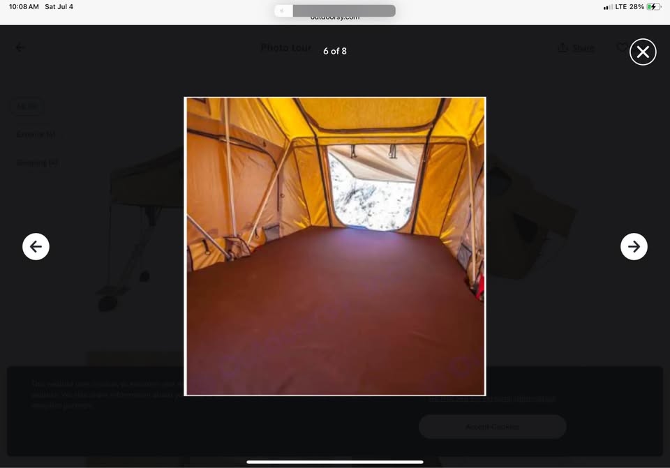 Smittybilt XL 3-4 person rooftop tent in Fairfield, CA (photo 3)