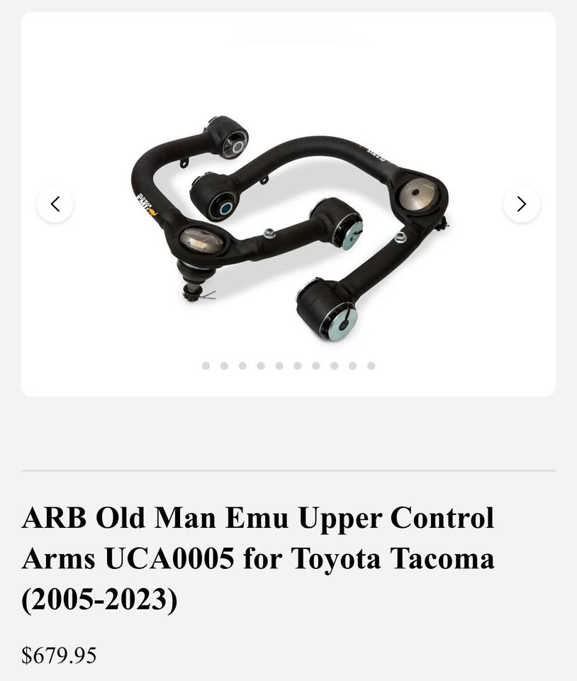 Old Man Emu Upper Control Arms UCA0005 for Toyota Tacoma (2005-2023) (photo 2) — photo 2