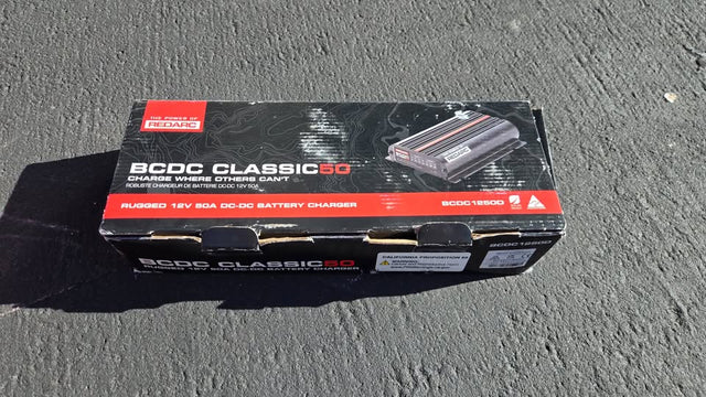 REDARC BCDC1250D 50A DC-DC Charger + BCDCWK-006 Rear Wiring Kit — photo 3