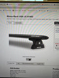 Rhino-Rack Vortex Roof Rack JC-01453 Black 71 Inch
