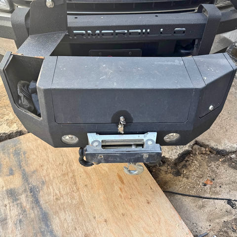Smittybilt XRC Black Box – Winch Cradle/ Storage Box – 2″ Receiver – Fits 8k To winch not included)