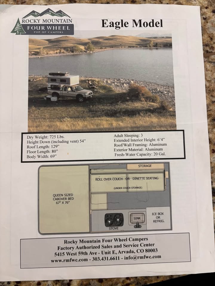 Four Wheel Eagle Pop-Up Truck Camper (photo 6) — photo 6