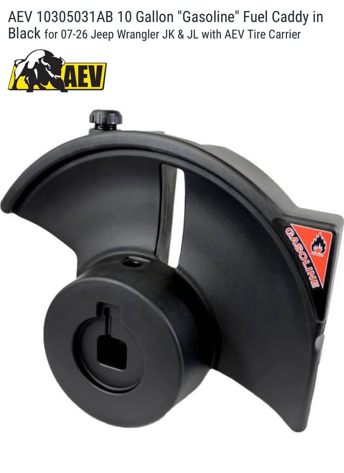 AEV RX Rear Bumper for 18-26 Jeep Wrangler JL used fuel caddy tire carrier (photo 4) — photo 4
