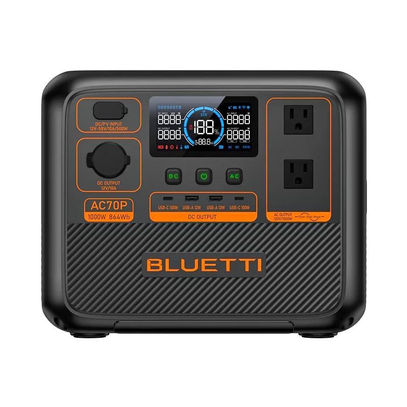 BLUETTI AC70P Portable Power Battery Generator 1000W in Newark, CA (photo 1)
