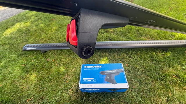 Rhino-Rack 56" Roof Rack Crossbars + Quick Mount Legs – Excellent Condition — photo 3