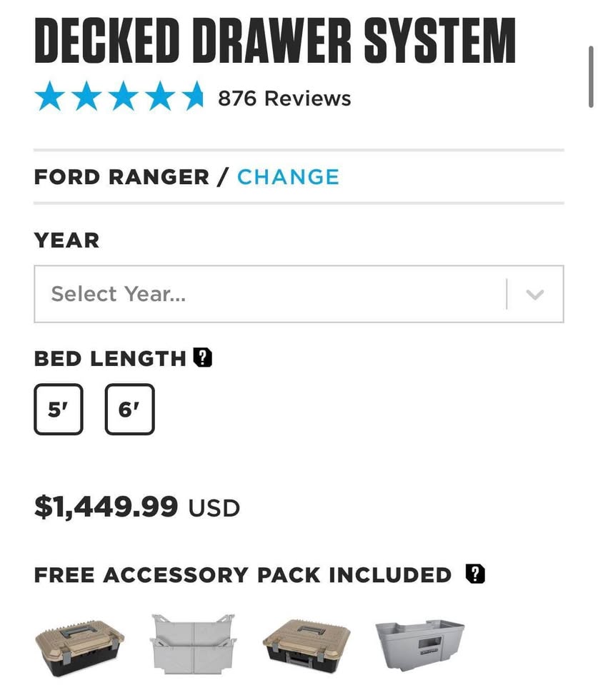Decked drawer System For 2019 Ranger in Tempe, AZ (photo 2) — photo 2