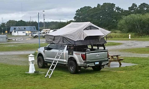 Roof rack tent