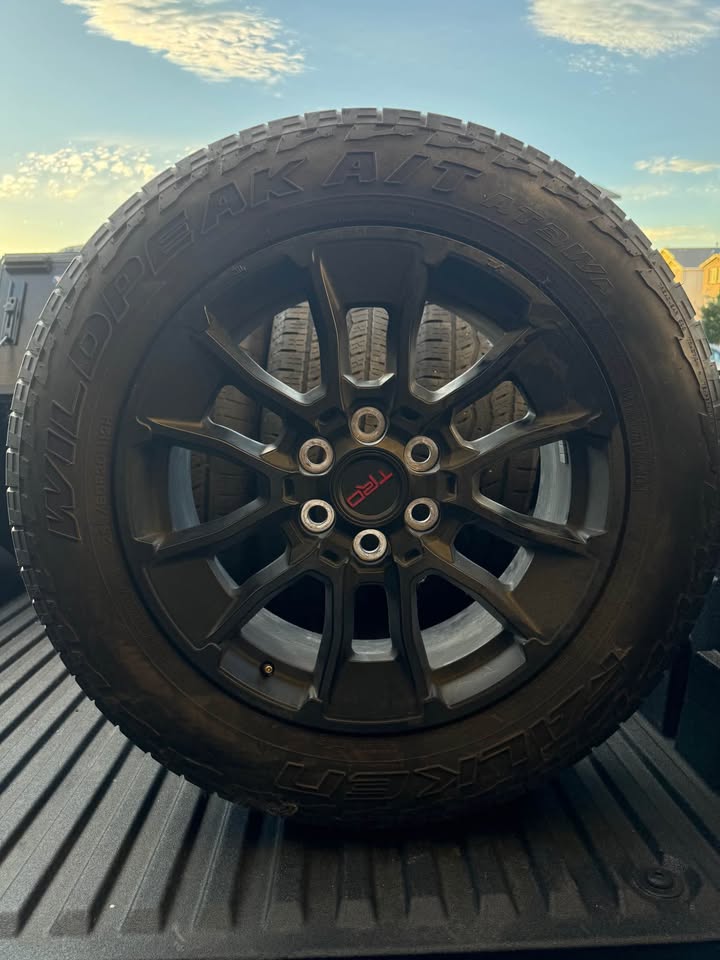 Toyota TRD Wheels with Falken Wildpeak A/T Tires in Sparks, NV (photo 2)