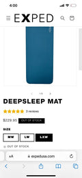 EXPED Deepsleep mat