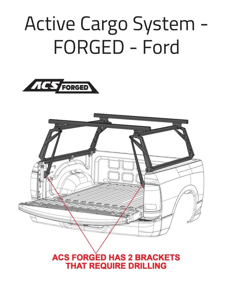 Leitner Designs ACS FORGED – Midsize Truck Bed Rack (Ford Ranger) + GearPod XL & Accessories in Erie, CO (photo 10)
