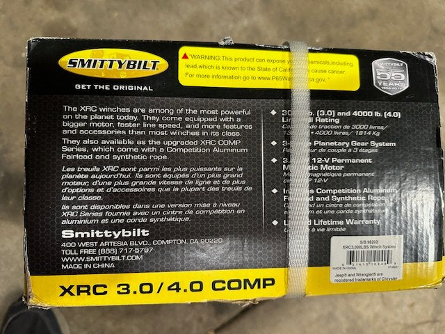 NIB - Smittybilt XRC3 Comp 3000lb Winch with Synthetic Rope - 98203 in Salt Lake City, UT (photo 4) — photo 4