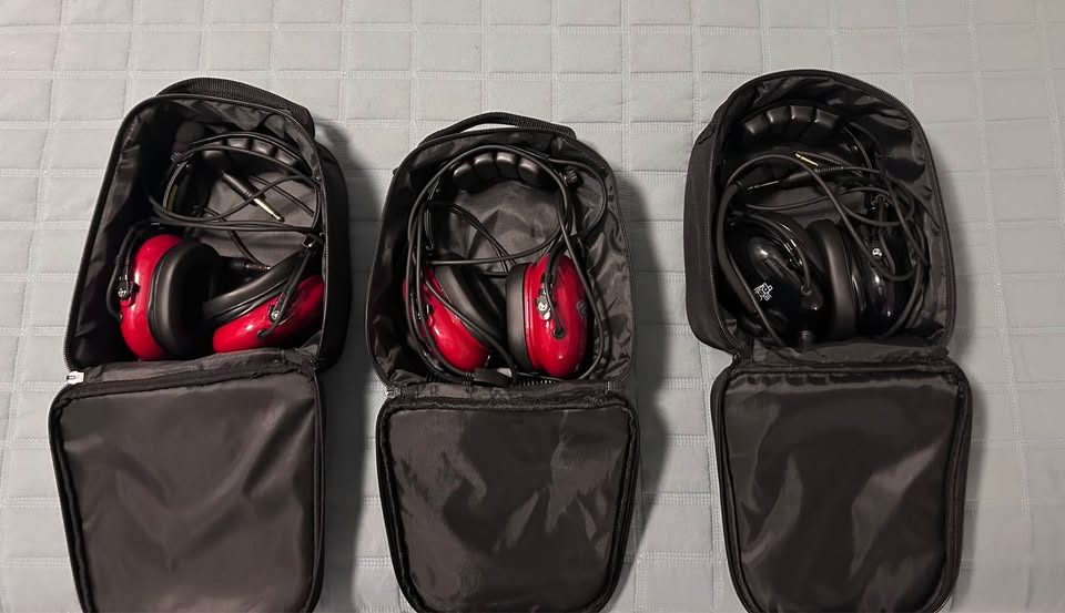 2 x Rugged Air Aviation YOUTH Headsets with Carrying Cases (2 youth ) in Niceville, FL (photo 2) — photo 2