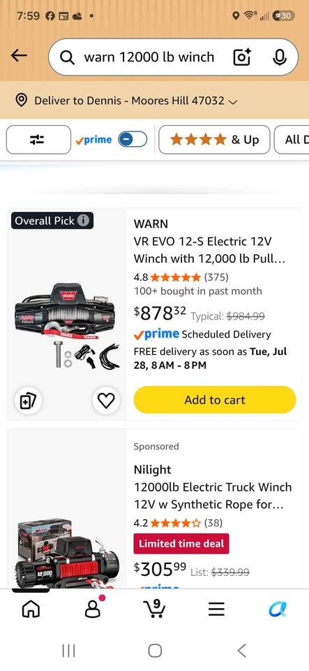 Warn 12000 lbs winch (photo 2) — photo 2