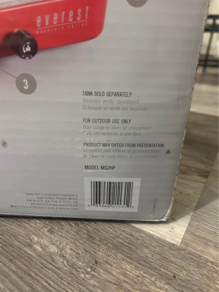 Never Used Camp Chef Everest 2-burner camping stove in East Orange, NJ (photo 6) — photo 6