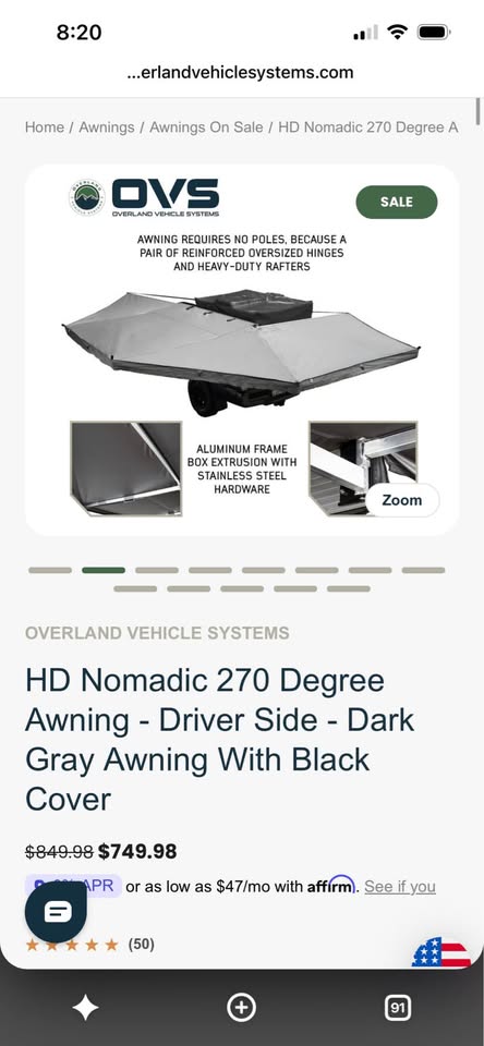OVS 270 Degree Awning — photo 3