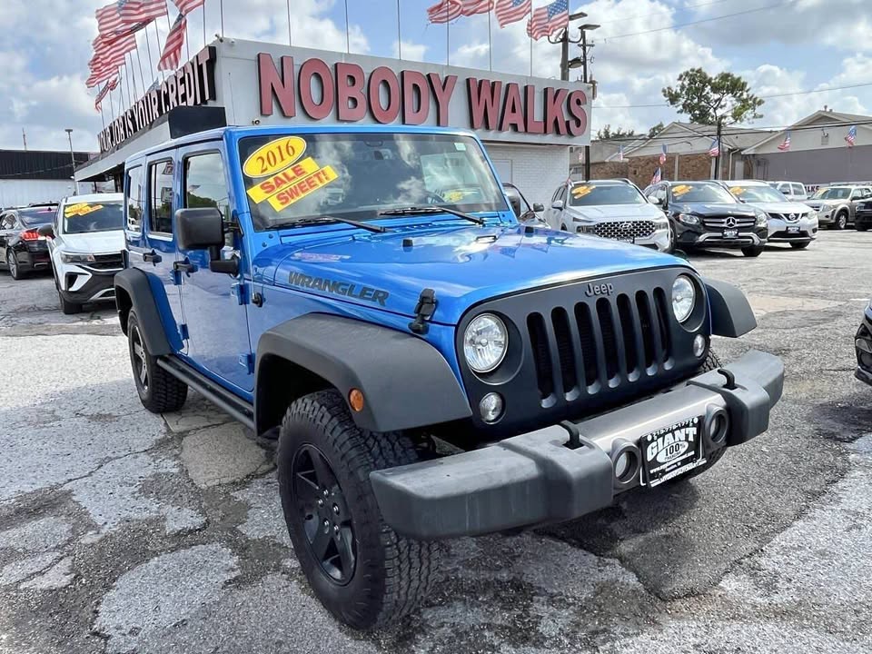 2016 Jeep Wrangler Unlimited Black Bear 4x4 4dr SUV in Houston, TX (photo 1) — photo 1