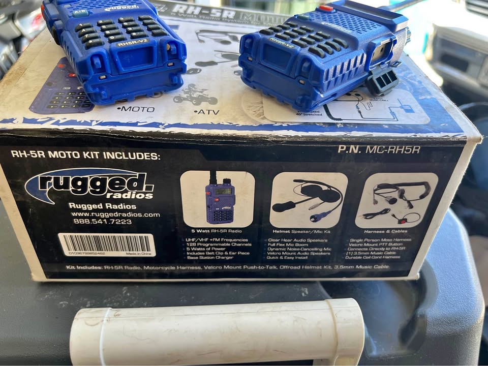 2 Rugged Radios RH-5R Moto Kits in Benicia, CA (photo 1) — photo 1