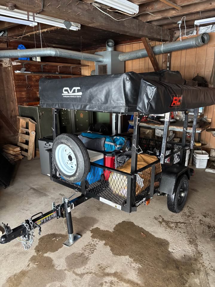 CVT Rooftop Tent on Carry-On Utility Trailer in Middleville, NY (photo 4) — photo 4