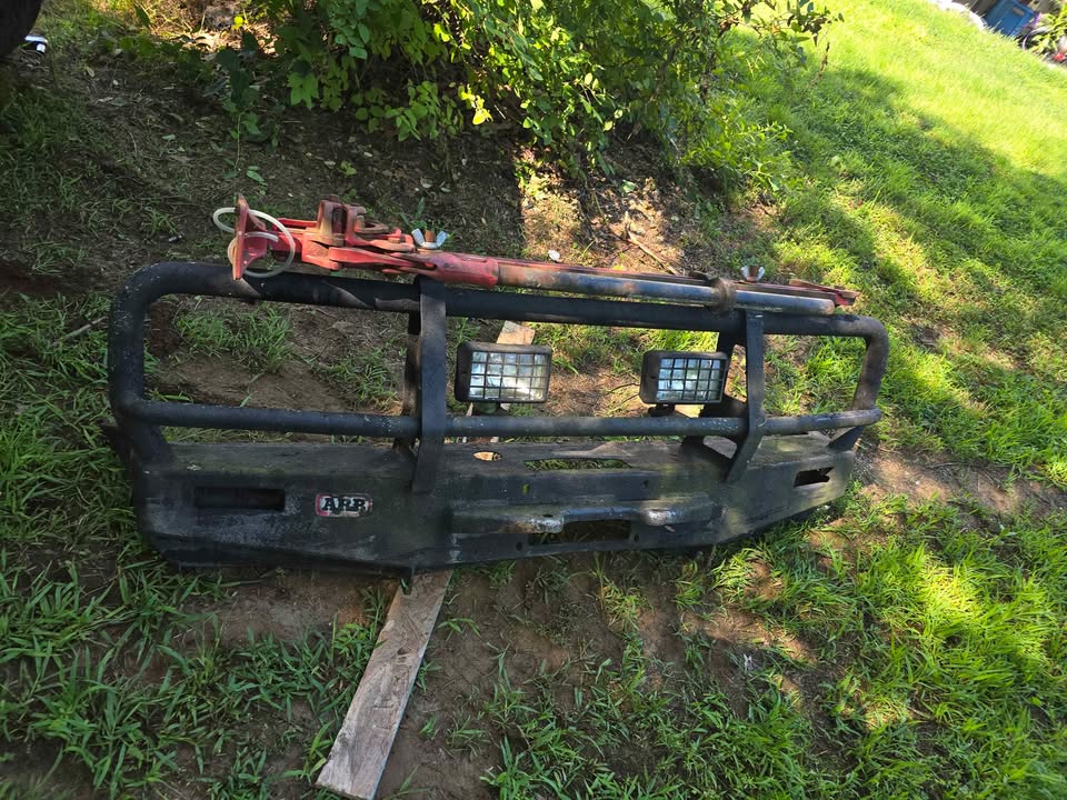 ARB Front bumper with high lift jack for XJ, Jeep Cherokee (photo 3) — photo 3