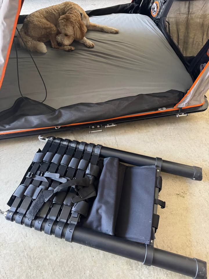 Roofnest Falcon 3 EVO + insulation + featherbed air mattress + ceiling hoists + heating system in Porter Ranch, CA (photo 4)