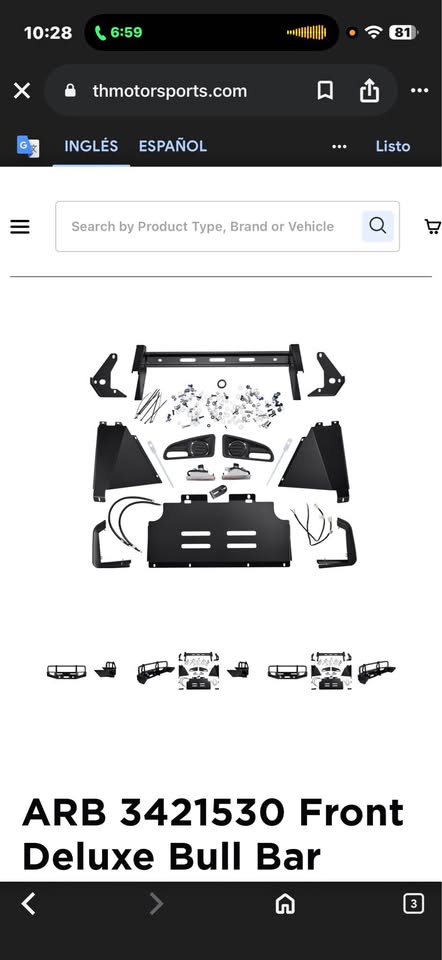 Se vende kit de montaje para bumper ARB . Para 4 runner 2003 2004 2005. Totalmente nuevo… in Katy, TX (photo 1) — photo 1