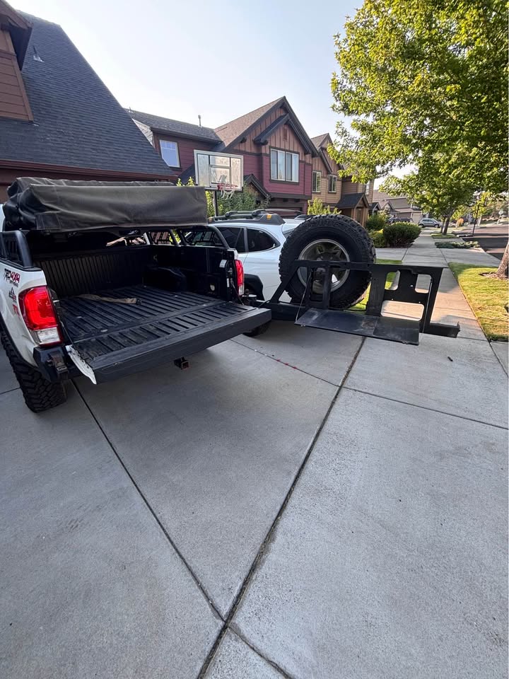 CBI Offroad Classic Rear Bumper w/ Single Swingout - 3rd Gen Tacoma (2016-2023) (photo 2) — photo 2