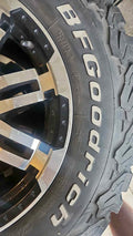 Full set of BFGoodrich All-Terrain T/A KO2 Tires on Vision Wheels